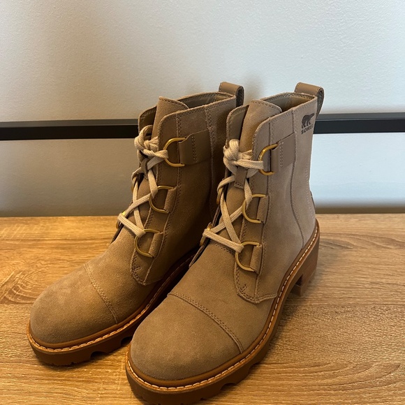 SOREL Joan Now Lace, Omega Taupe, Size 8 - Picture 9 of 10